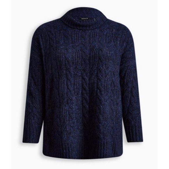 🆕 Vegan Cashmere Pullover Turtle Neck Sweater
2 2X 18 20 NWT Torrid New! - Picture 5 of 6